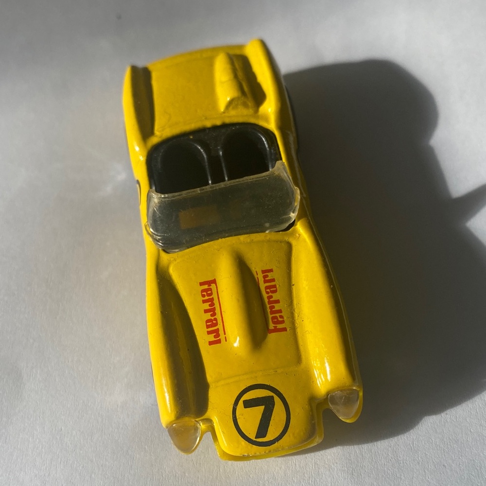 Ferrari Yellow Racing Toy Car 1999